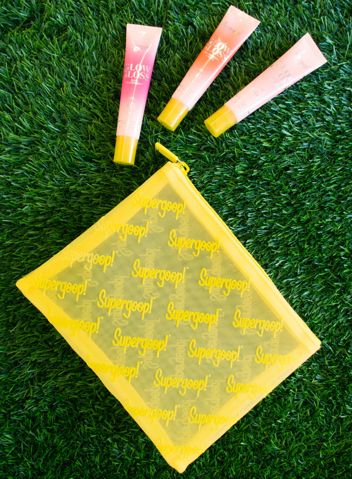 Supergoop! Mesh Zip Pouch Bag 5 Supergoop! Mesh Zip Pouch Bag